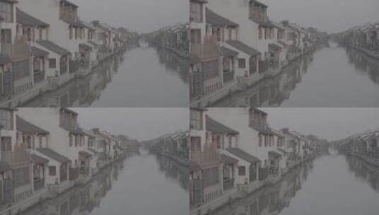 【空镜】4K江南水乡生活-无锡清名桥-黄昏高清在线视频素材下载