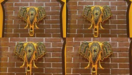 泰国大象装饰视频高清在线视频素材下载