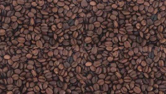 旋转的咖啡豆高清在线视频素材下载