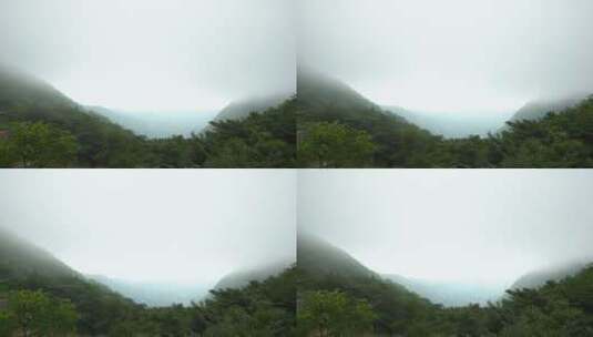 山顶风光 云海 山上云海 云 群山 悬崖高清在线视频素材下载