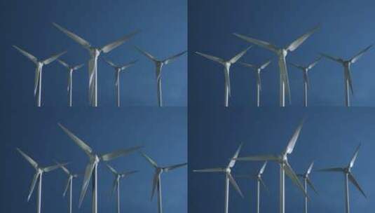 风车低碳环保节能高清在线视频素材下载