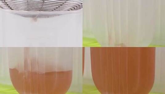 樱桃汁倒入模具高清在线视频素材下载