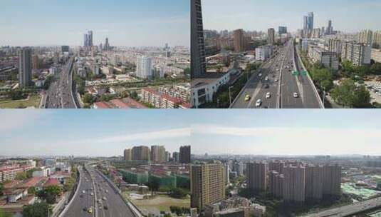 6075 南京 应天高架 赛虹桥 河西高清在线视频素材下载