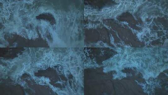 青岛第三海水浴场航拍高清在线视频素材下载