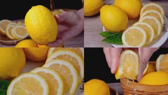 黄柠檬 柠檬 安岳黄柠檬高清在线视频素材下载