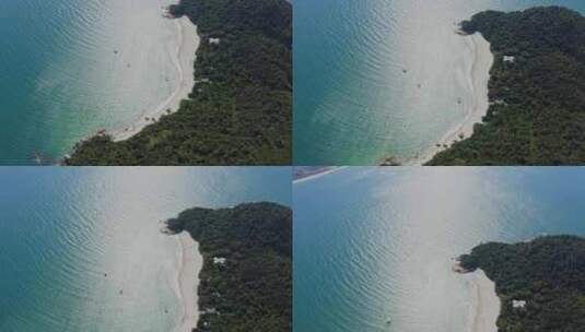 巴西海岸的岛屿，无人机镜头高清在线视频素材下载