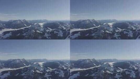 意大利阿尔卑斯山的鸟瞰图。高清在线视频素材下载