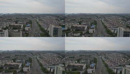 江苏苏州城市交通高架桥航拍高清在线视频素材下载