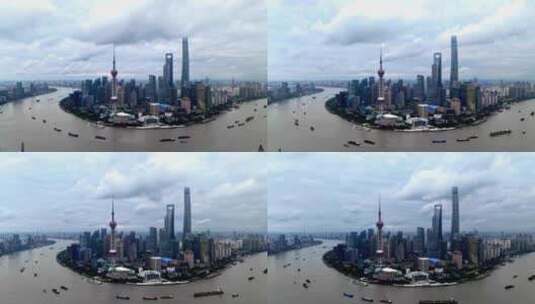 延时拍摄上海外滩风光延时高清在线视频素材下载