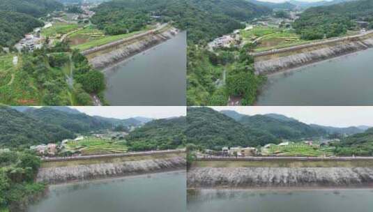 中国广东省广州市从化区天人山水大地艺术园高清在线视频素材下载