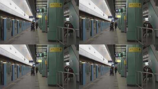 香港地铁场景高清在线视频素材下载