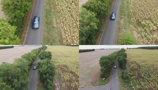 农场公路行车高清在线视频素材下载