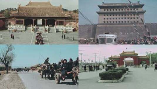 超清修复五十年代北京历史资料高清在线视频素材下载