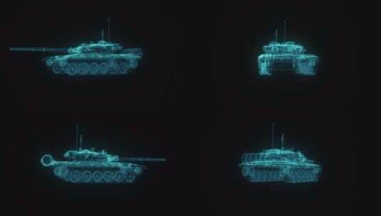 科幻Hud坦克Alpha Loop高清在线视频素材下载