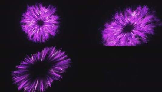 紫色粒子放射圆形圆圈合集高清在线视频素材下载