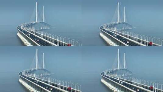 上海长江大桥 跨海大桥高清在线视频素材下载