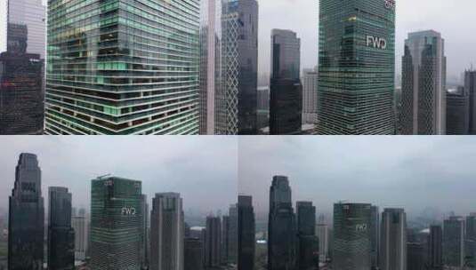 都市高层建筑高清在线视频素材下载