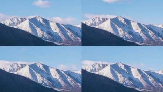 西藏高原雪山日出日落延时高清在线视频素材下载