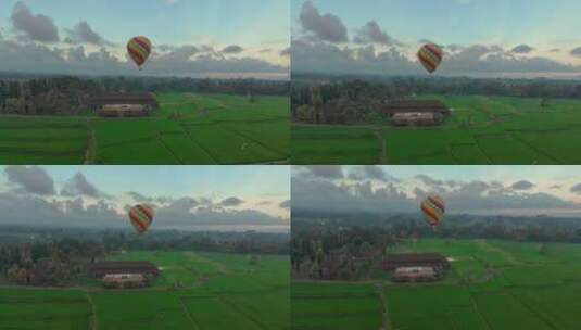 热气球 飞艇高清在线视频素材下载