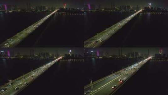 杭州城市空镜-钱江三桥4高清在线视频素材下载