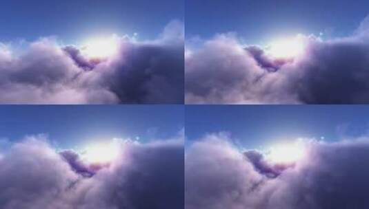 天空云层穿梭背景高清在线视频素材下载