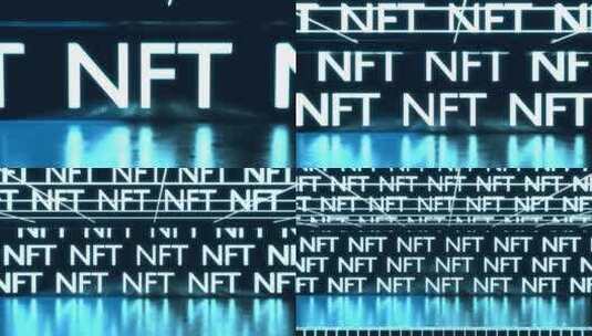 未来区块链科技加密城市NFT展示素材高清在线视频素材下载