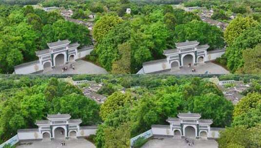 4K航拍深圳龙华版画基地1高清在线视频素材下载