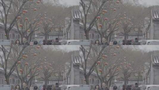 北京冬天 胡同空镜 北京生活高清在线视频素材下载