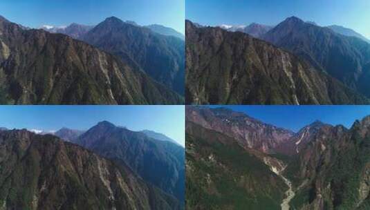 h四川彭州山脉森林航拍高清在线视频素材下载