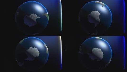4k地球旋转特效透明素材 (2)高清在线视频素材下载