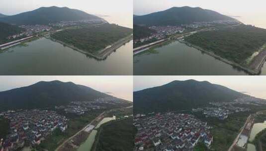 Z小村庄航拍6高清在线视频素材下载