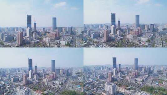 徐州市中心-4k航拍高清在线视频素材下载
