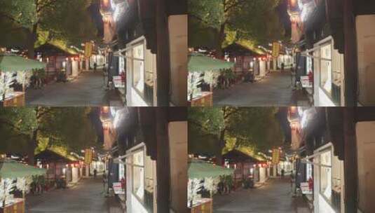 【塘栖古镇】夜景拍摄高清在线视频素材下载
