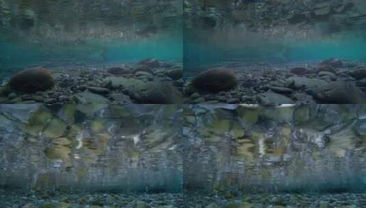 清澈水底拍摄高清在线视频素材下载