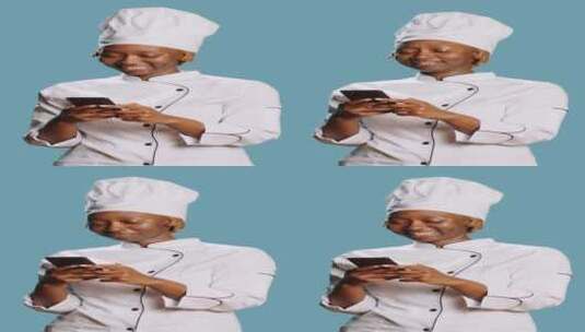 厨师浏览手机高清在线视频素材下载