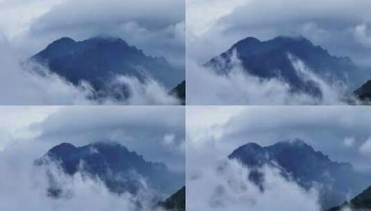 雨后的高山云雾高清在线视频素材下载