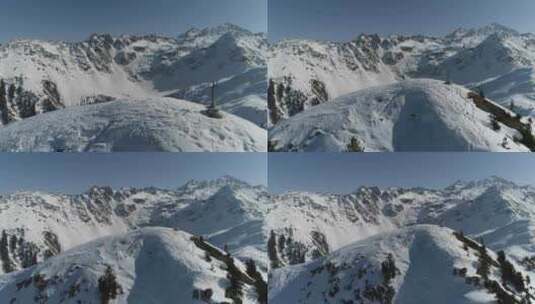雪山旅游圣地高清在线视频素材下载