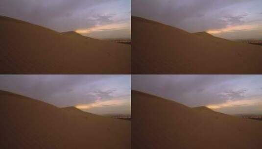 沙漠沙山沙丘黄沙风沙高清在线视频素材下载