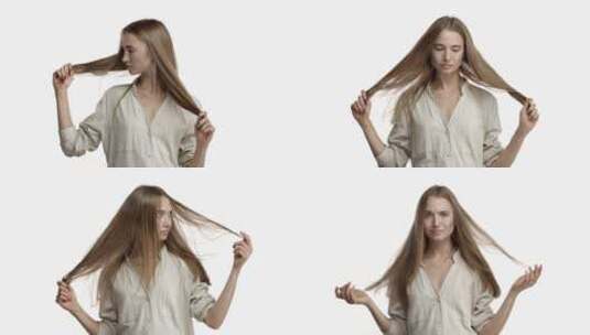护发和美容概念高清在线视频素材下载