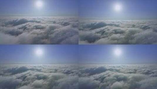 日出云海云层航拍视频高清在线视频素材下载