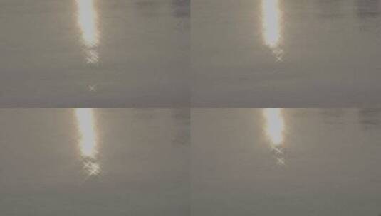 4K江边夕阳灰片高清在线视频素材下载