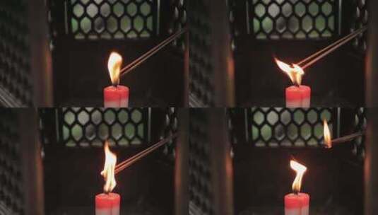 蜡烛高清在线视频素材下载