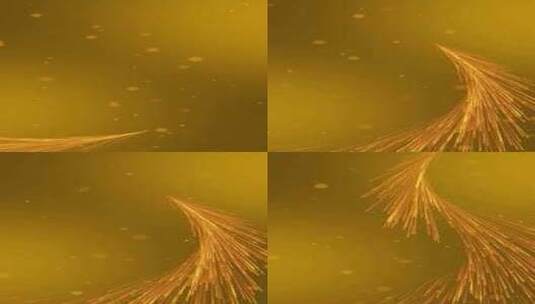 金色粒子背景 竖屏金色生长粒子高清在线视频素材下载