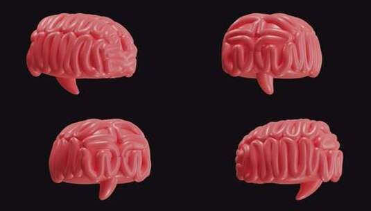 大脑 3d 动画高清在线视频素材下载