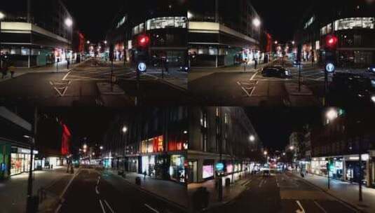 伦敦街头的公共汽车高清在线视频素材下载