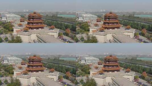 航拍江苏徐州城市宣传片高清在线视频素材下载