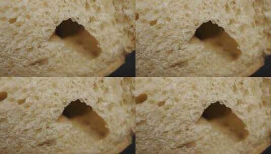 面包的特写镜头高清在线视频素材下载