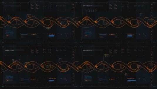 DNA科技科幻未来屏幕背景系统触摸屏高清在线视频素材下载