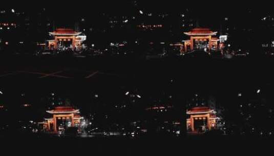 深圳城市夜间延时摄影高清在线视频素材下载