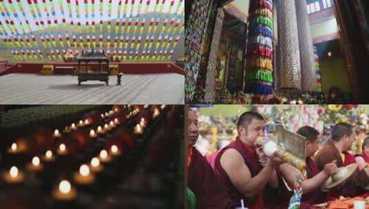 藏传佛教高清在线视频素材下载